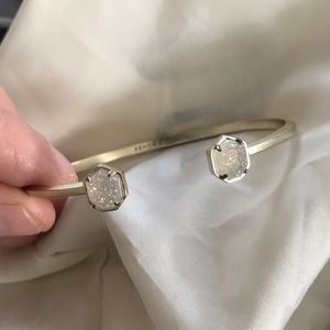 Kendra Scott Cuff Bracelet - Iridescent Druzy Stones